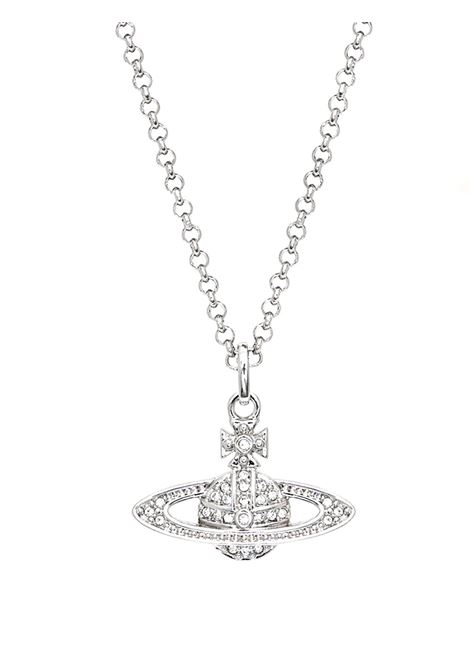 mini bas relief pendant woman platinum VIVIENNE WESTWOOD | 63020086-02P116-CNP116